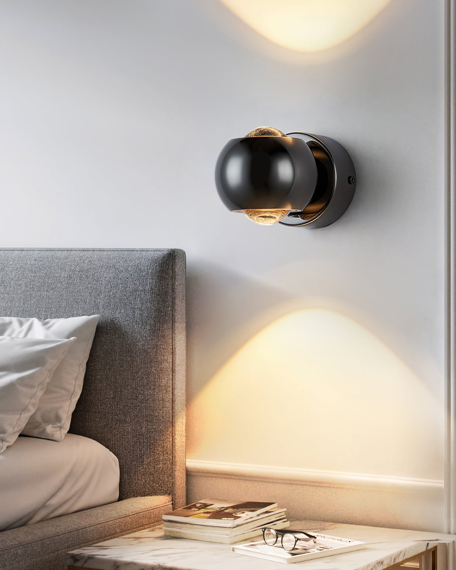 Lámpara de Pared Vertical Io con Diseño Compacto y LED Integrado – Set de 2 6