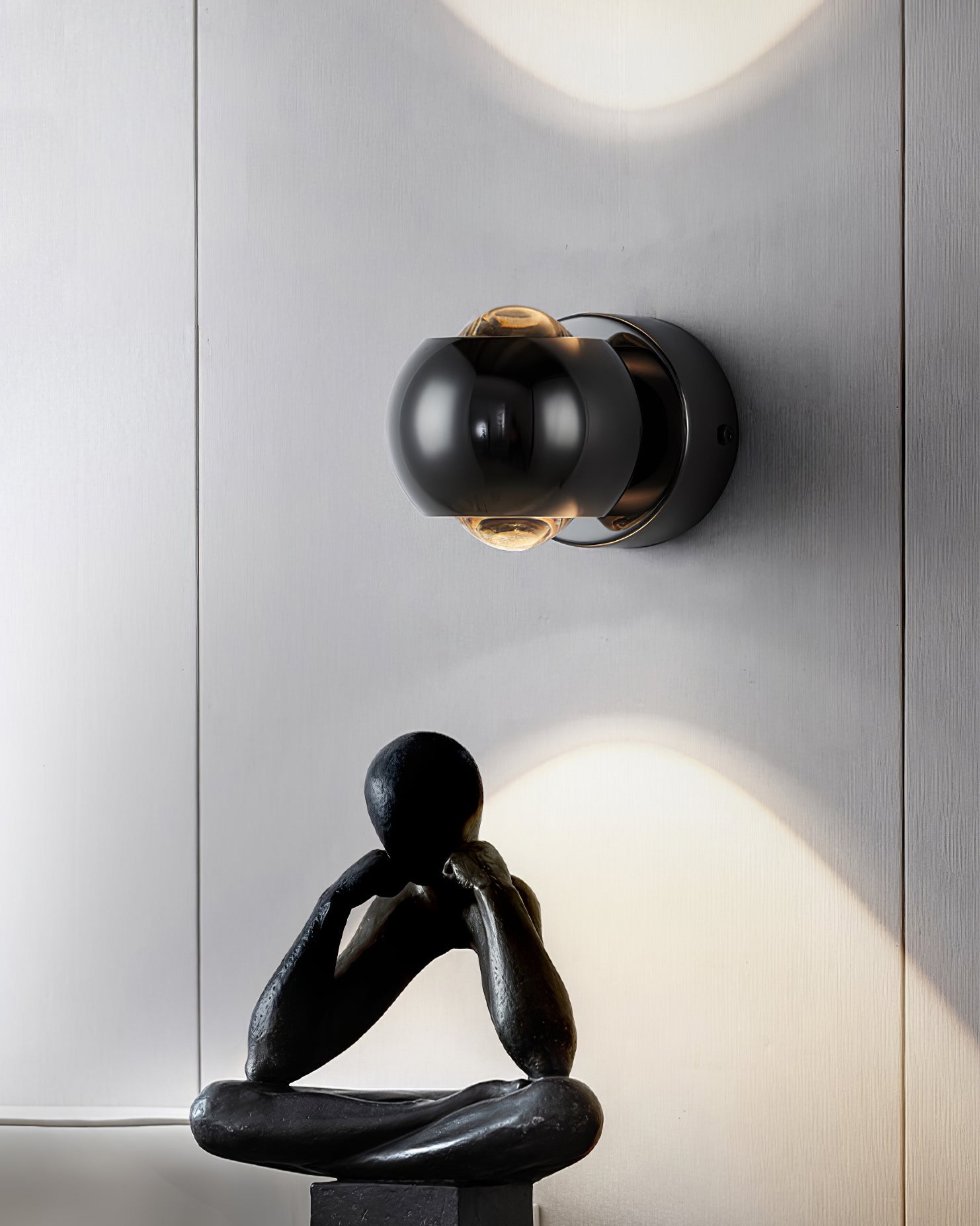 Lámpara de Pared Vertical Io con Diseño Compacto y LED Integrado – Set de 2 8