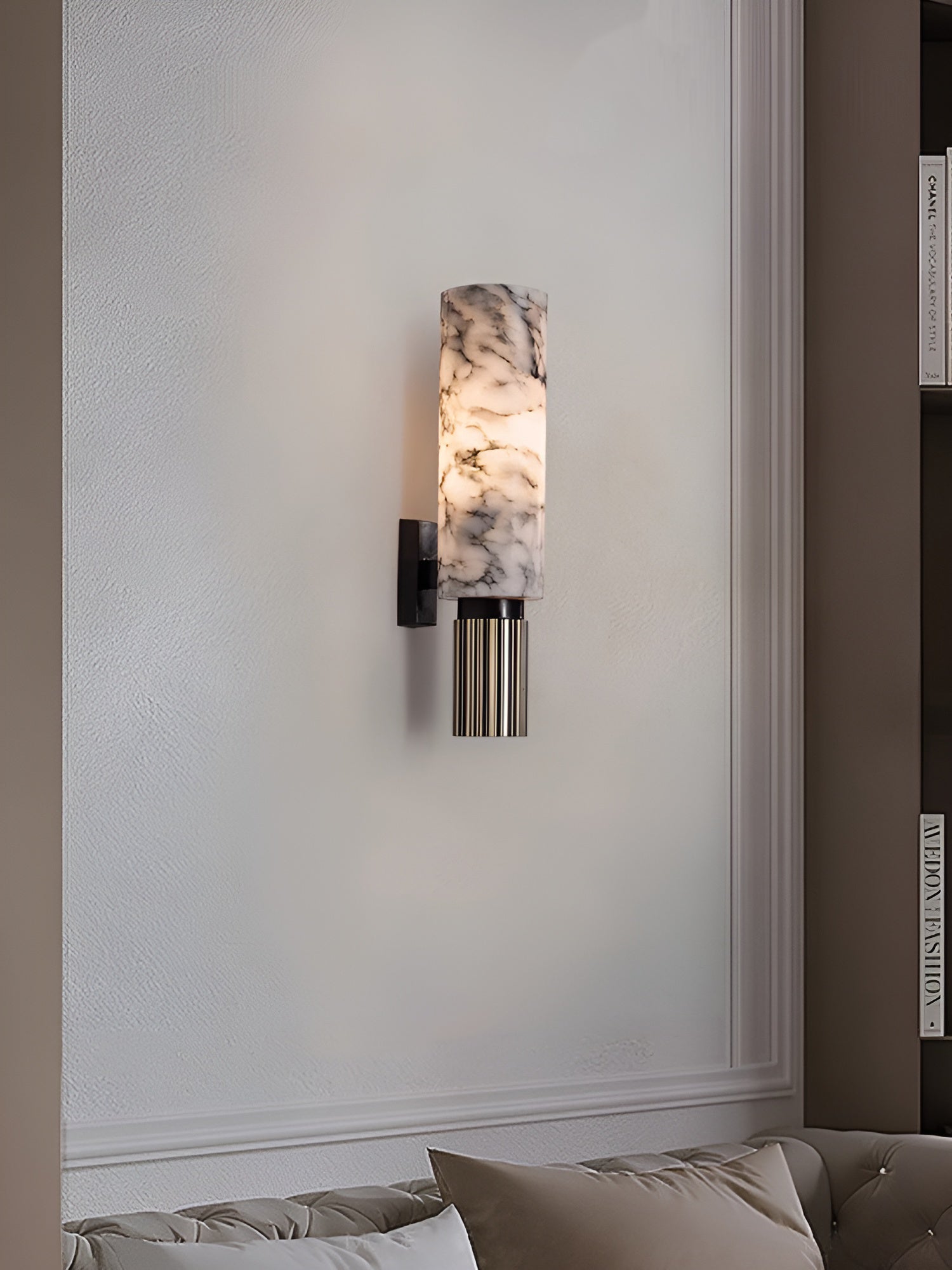 Lámpara de Pared de Alabastro Moderna Riviera – Diseño Elegante y Luz Suave 3