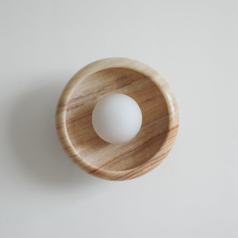 Lámpara de Pared de Mármol con Diseño Moderno y Luz Difusa – Ideal para Interiores Elegantes 10