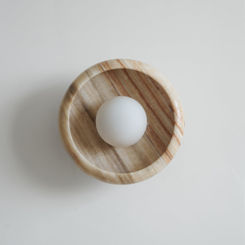 Lámpara de Pared de Mármol con Diseño Moderno y Luz Difusa – Ideal para Interiores Elegantes 16