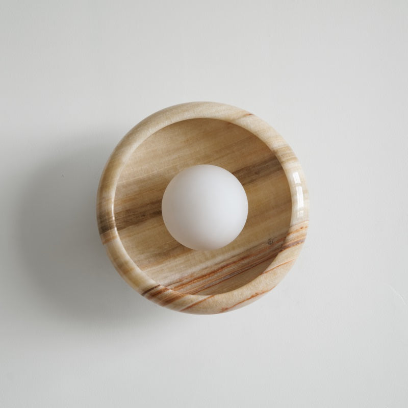 Lámpara de Pared de Mármol con Diseño Moderno y Luz Difusa – Ideal para Interiores Elegantes 25