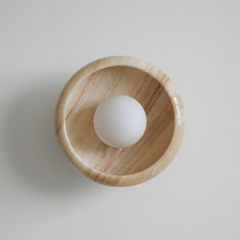 Lámpara de Pared de Mármol con Diseño Moderno y Luz Difusa – Ideal para Interiores Elegantes 33