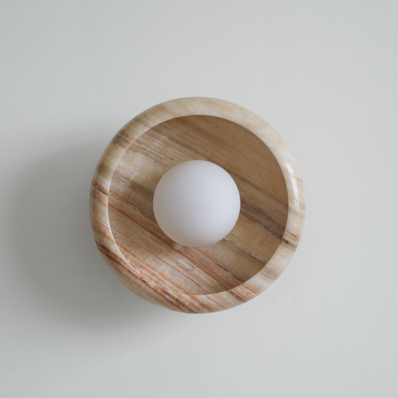 Lámpara de Pared de Mármol con Diseño Moderno y Luz Difusa – Ideal para Interiores Elegantes 43