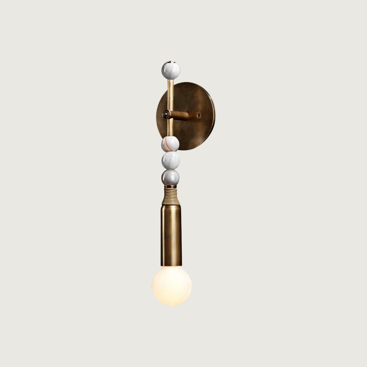 Lámpara de Pared de Mármol y Latón con Diseño Elegante – Personalizable en Tamaño y Color 10
