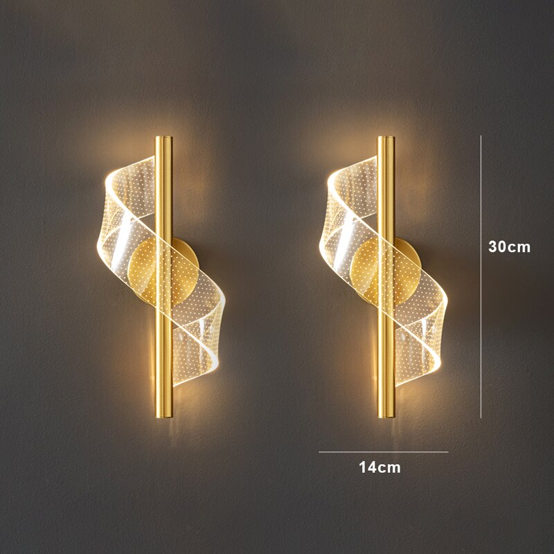 Lámpara de Pared de Vidrio Elegante con Candelabro Regulable – Aplique Pared para Salón y Dormitorio 7