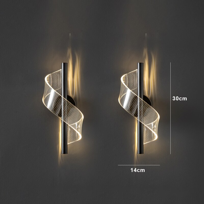 Lámpara de Pared de Vidrio Elegante con Candelabro Regulable – Aplique Pared para Salón y Dormitorio 8