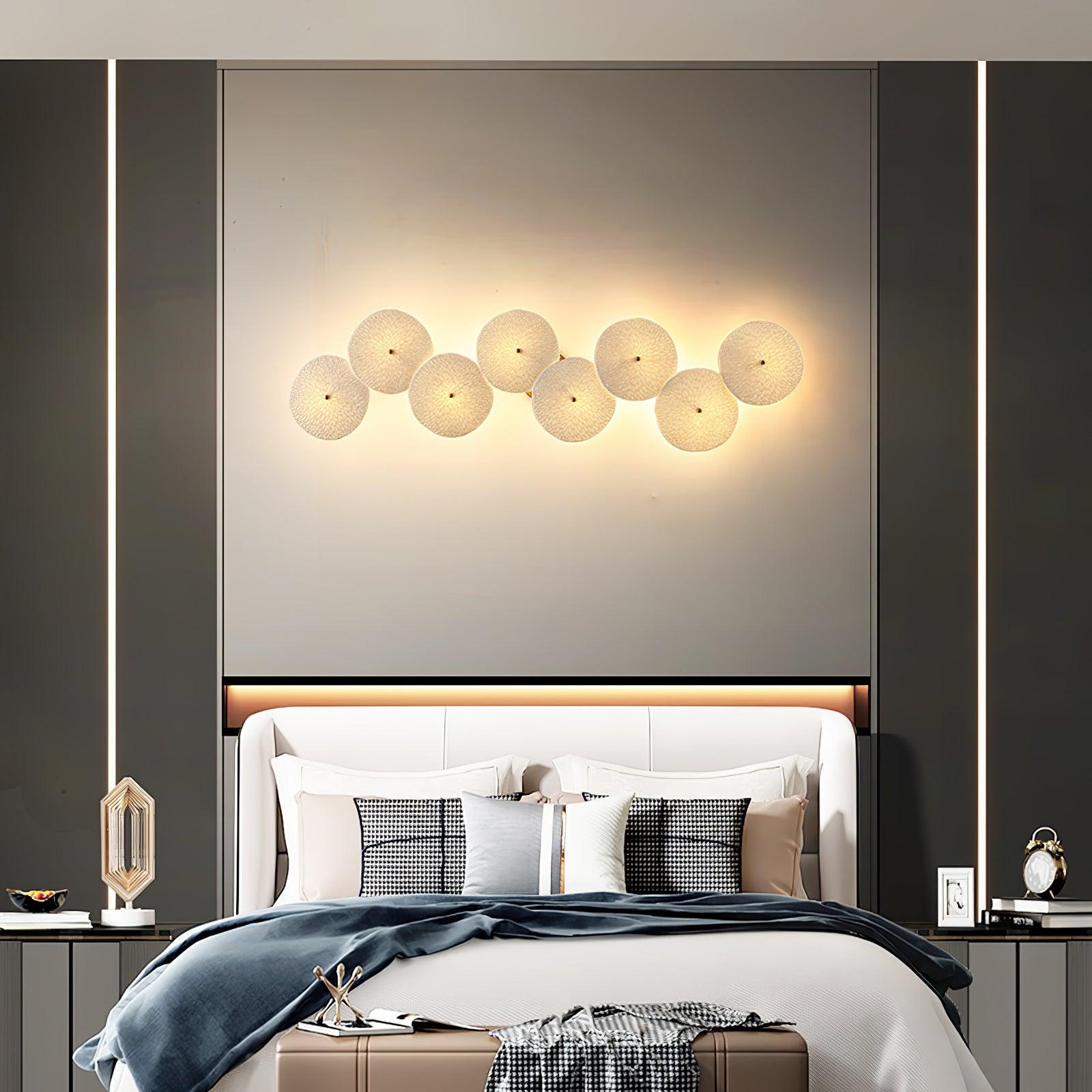 Lámpara de Pared en Forma de Pétalos de Loto – Diseño Cerámico Elegante para Iluminación Interior 8