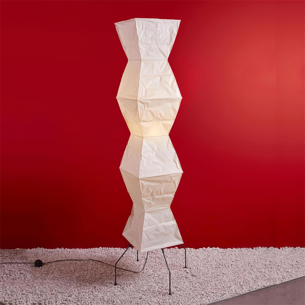 Lámpara de Pie Akari UF4-L9 de Papel Washi y Madera – Diseño Minimalista Japonés 0