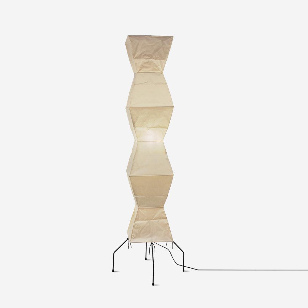 Lámpara de Pie Akari UF4-L9 de Papel Washi y Madera – Diseño Minimalista Japonés 1