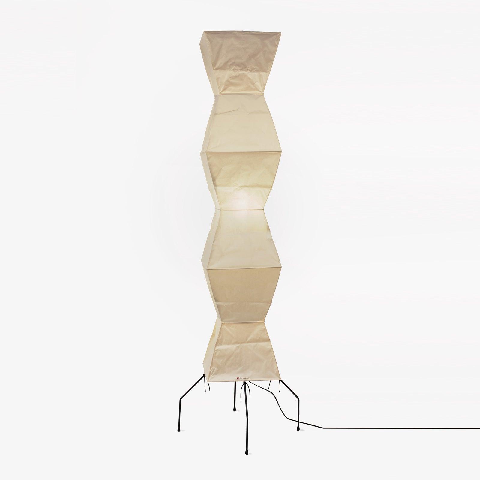 Lámpara de Pie Akari UF4-L9 de Papel Washi y Madera – Diseño Minimalista Japonés 7