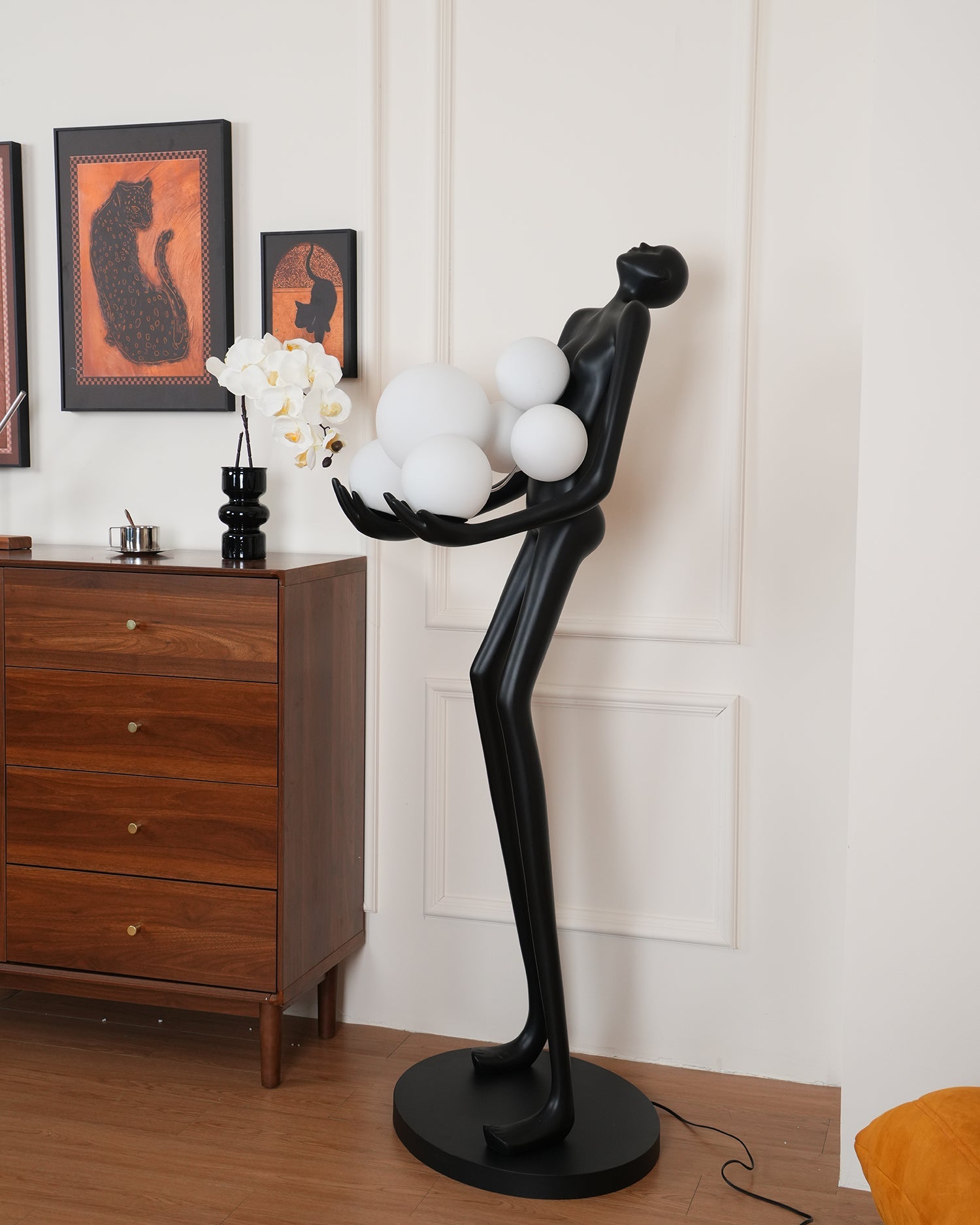 Lámpara de Pie Artística con Diseño Elegante y Luz Cálida – Disponible en Varios Tamaños y Colores 6