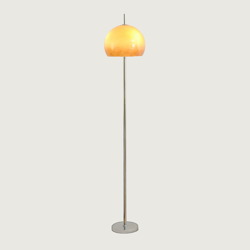 Lámpara de Pie Clásica Negra con Pantalla Marrón para Salón - Diseño Elegante y Acogedor, Ideal para Iluminar Espacios 1