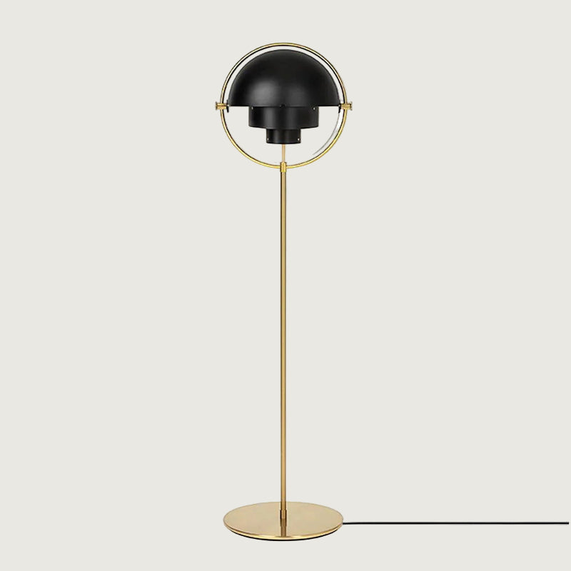 Lámpara de Pie Elvira de Diseño Minimalista en Metal con Acabado Dorado y Luz Suave 11