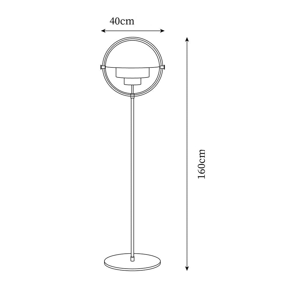 Lámpara de Pie Elvira de Diseño Minimalista en Metal con Acabado Dorado y Luz Suave 5