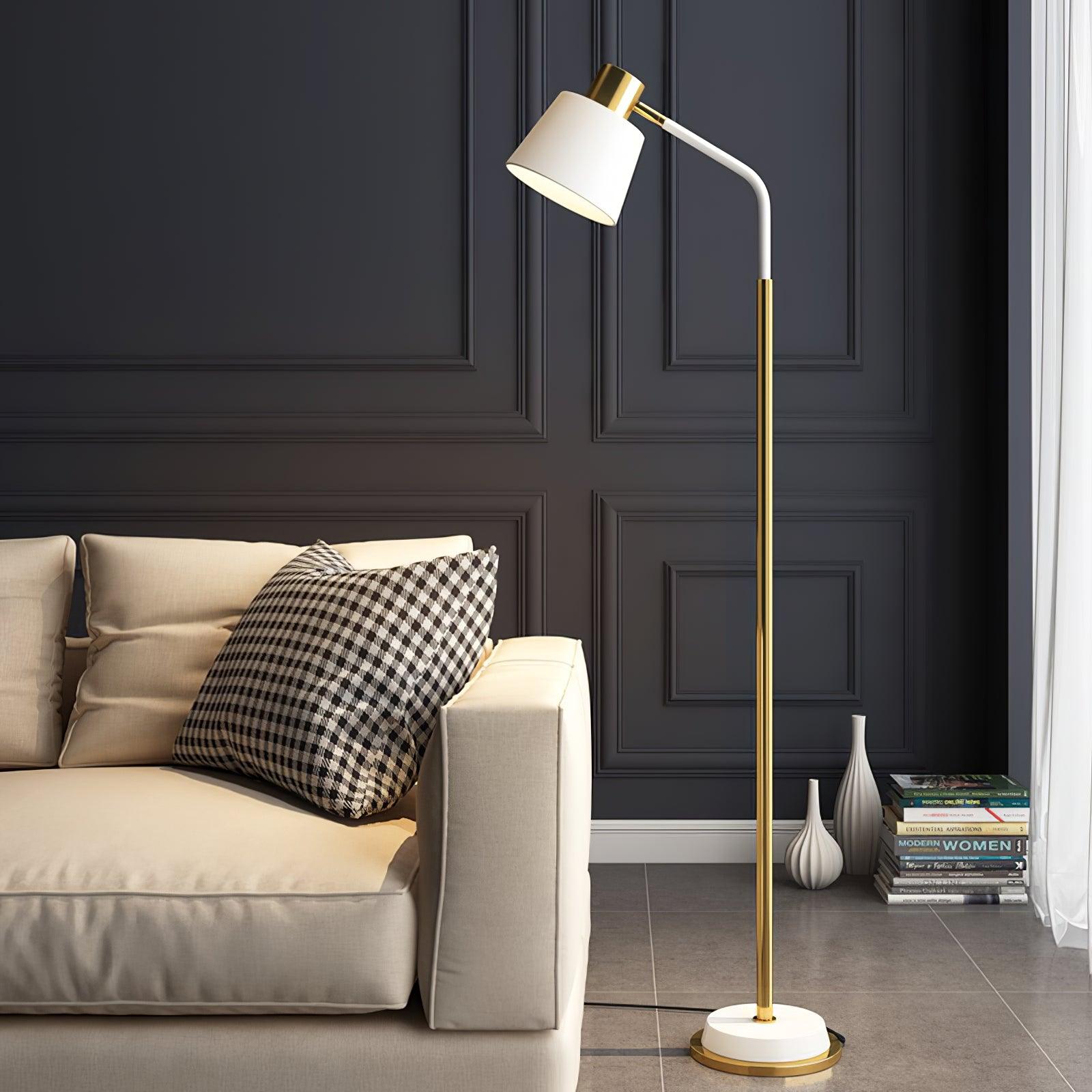 Lámpara de Pie Emmental con Pantalla Ajustable y Base Estable – Diseño Moderno para Interiores 2