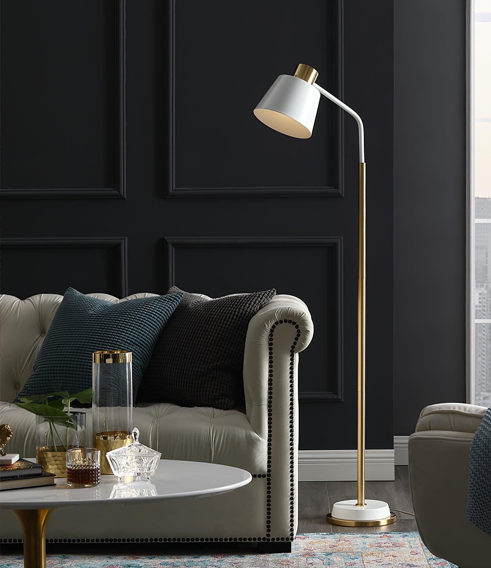 Lámpara de Pie Emmental con Pantalla Ajustable y Base Estable – Diseño Moderno para Interiores 7