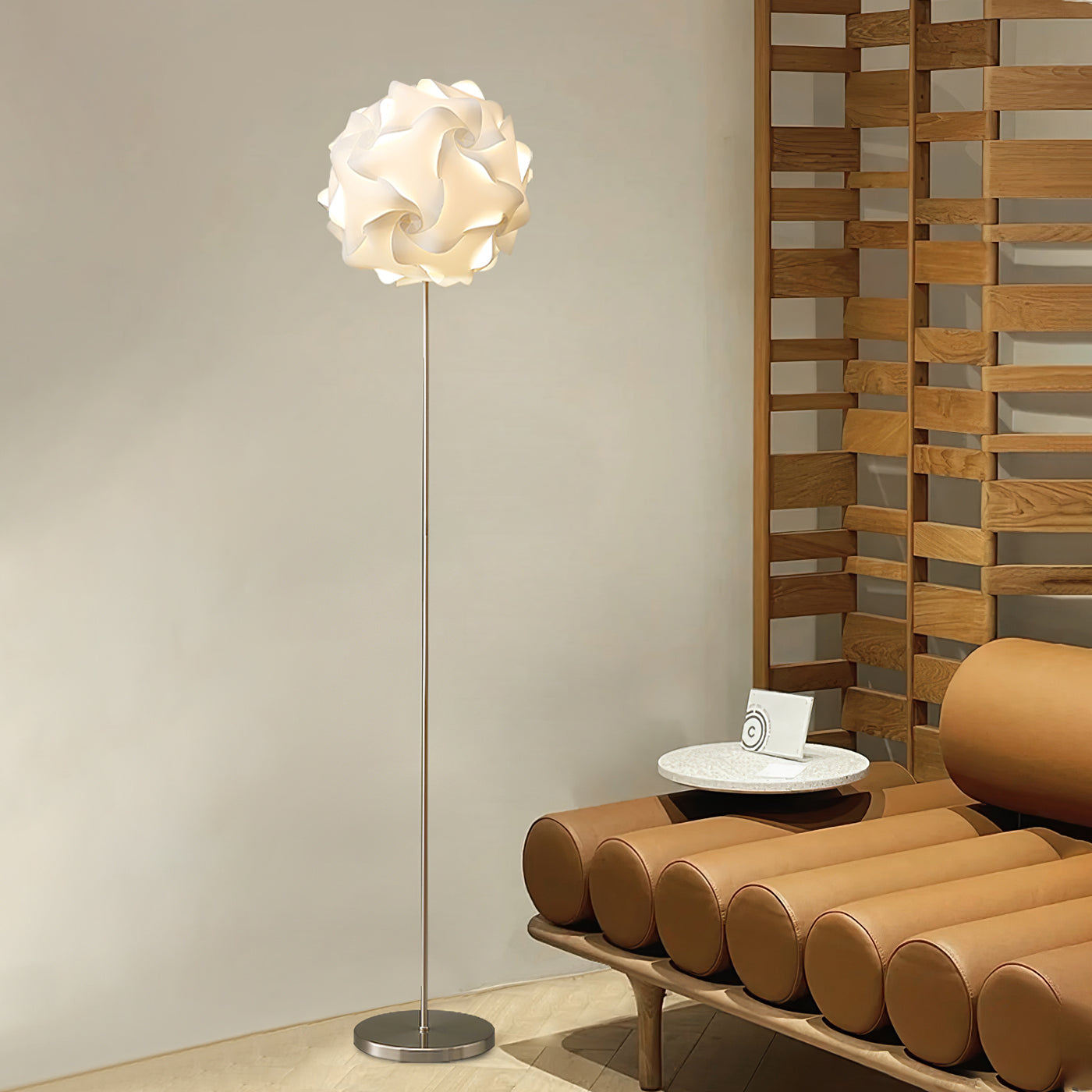 Lámpara de Pie Floral Elegante con Luz LED y Diseño Moderno – Ideal para Decoración Interior 2