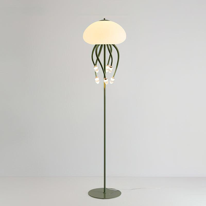 Lámpara de Pie LED Medusa con Diseño Translucido, Ideal para Salones y Espacios Amplios, Luz Cálida y Neutra 10