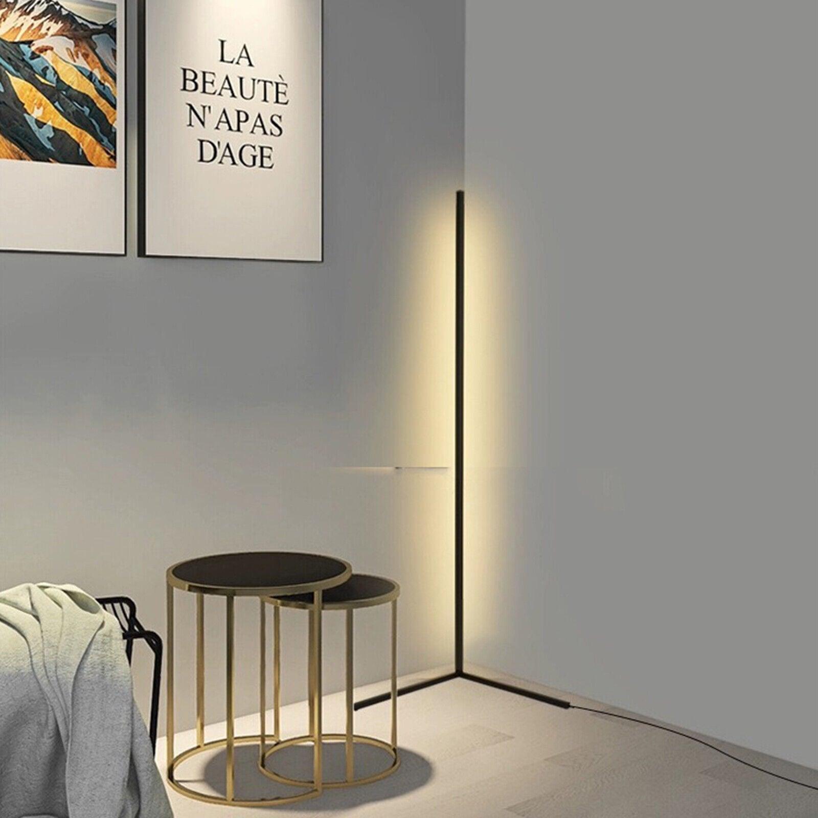 Lámpara de Pie LED Minimalista con Diseño Elegante y Control Remoto – Ideal para Interiores 8