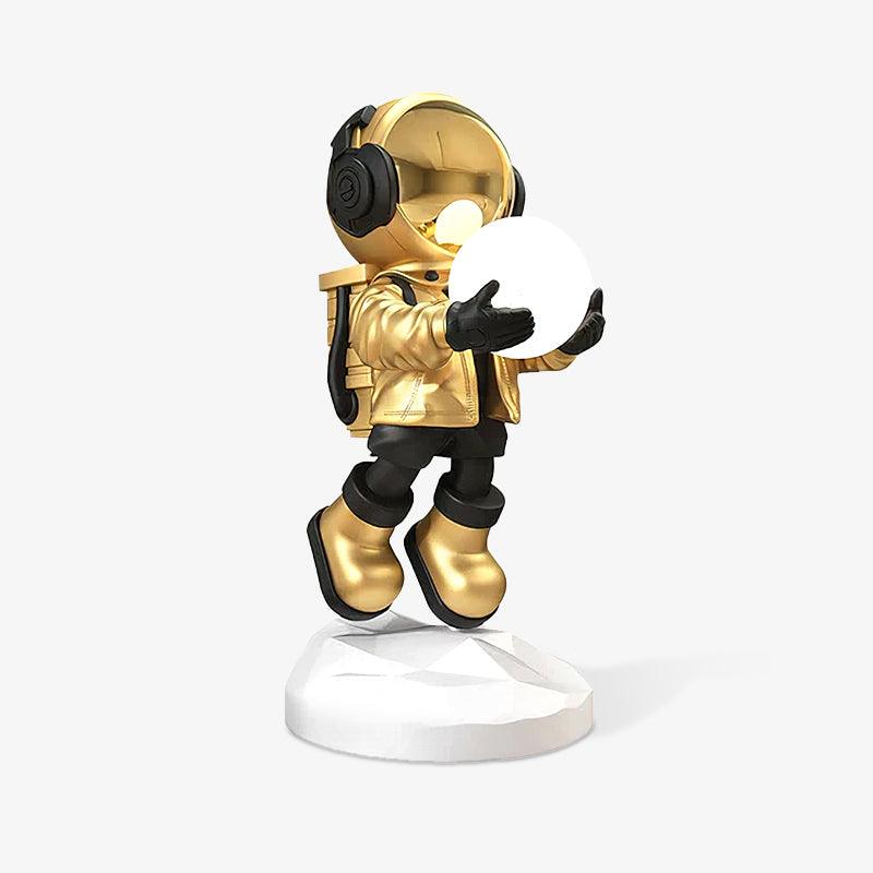 Lámpara de Pie LED Moderna Astronauta con Luz Cambiante para Salón y Decoración Intergaláctica - Resina 80 cm 1