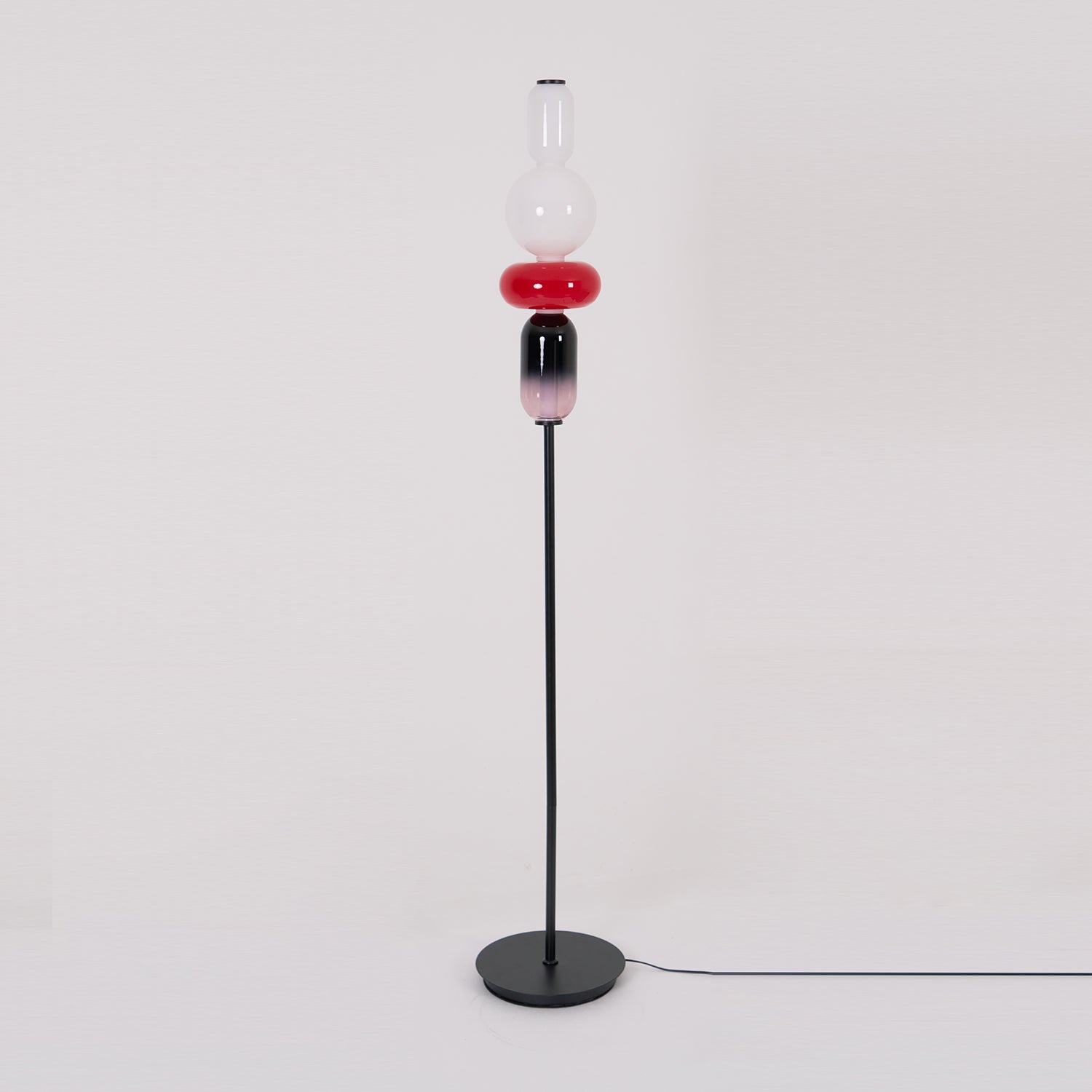 Lámpara de Pie LED Moderna de Cristal para Salón, Diseño Elegante, Altura Ajustable, Luz Cálida y Neutra, Ideal para Decoración Interior 7