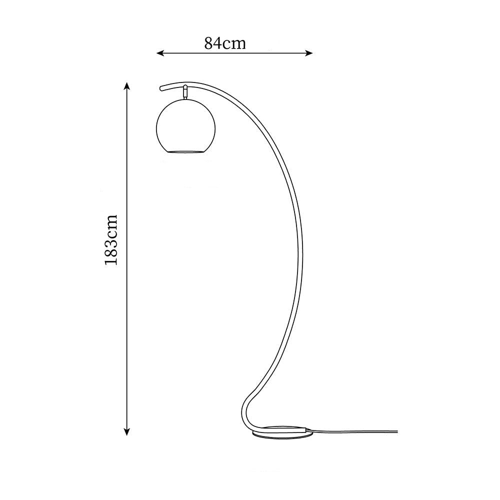 Lámpara de Pie Minimalista Louis Fishing en Negro y Amarillo – Diseño Artístico y Elegante 4