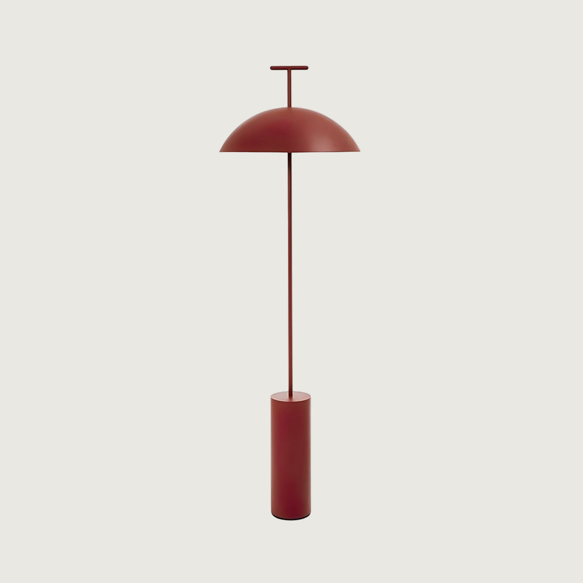 Lámpara de Pie Moderna Monolith Dome Negra con Luz LED para Salón y Espacios Contemporáneos 10