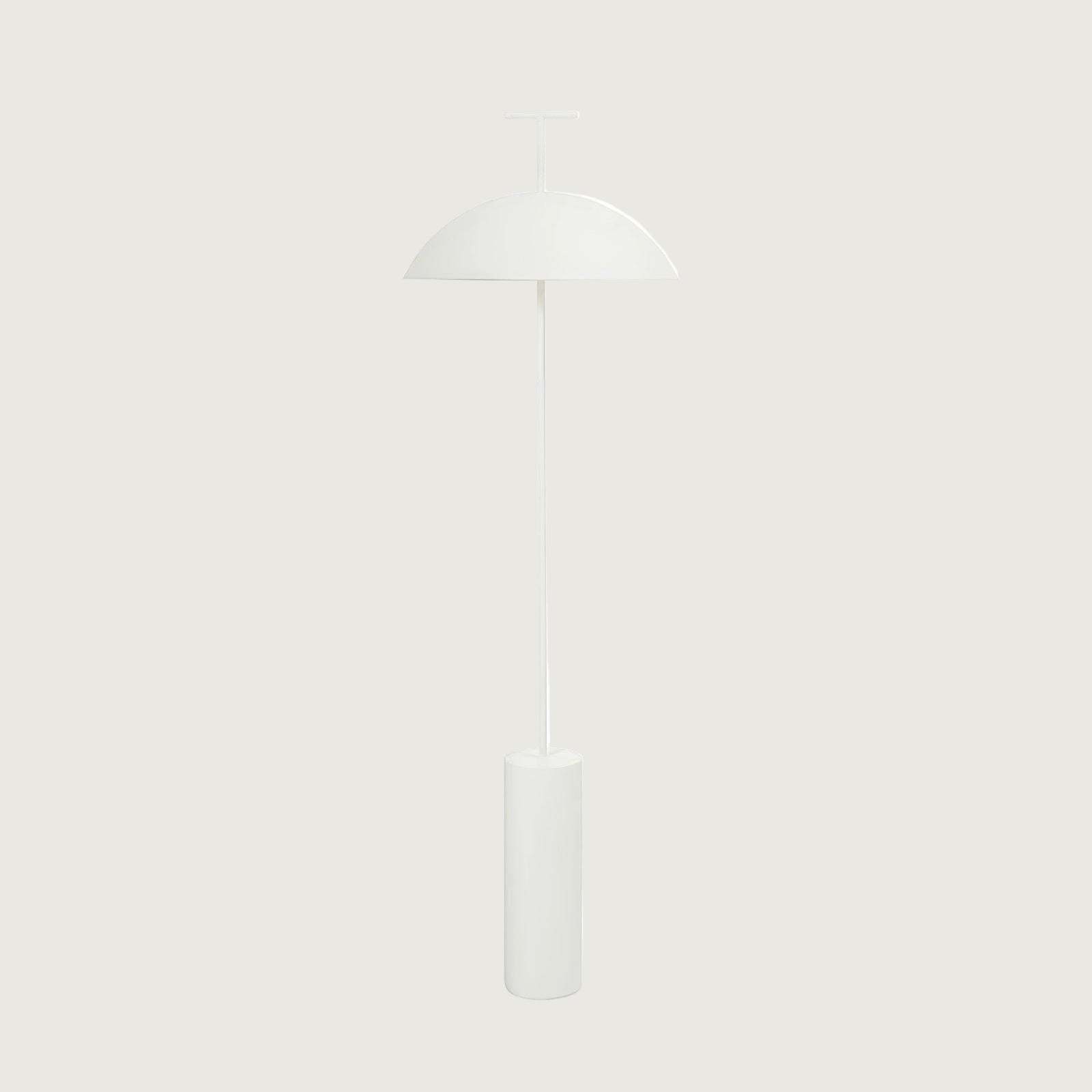 Lámpara de Pie Moderna Monolith Dome Negra con Luz LED para Salón y Espacios Contemporáneos 9