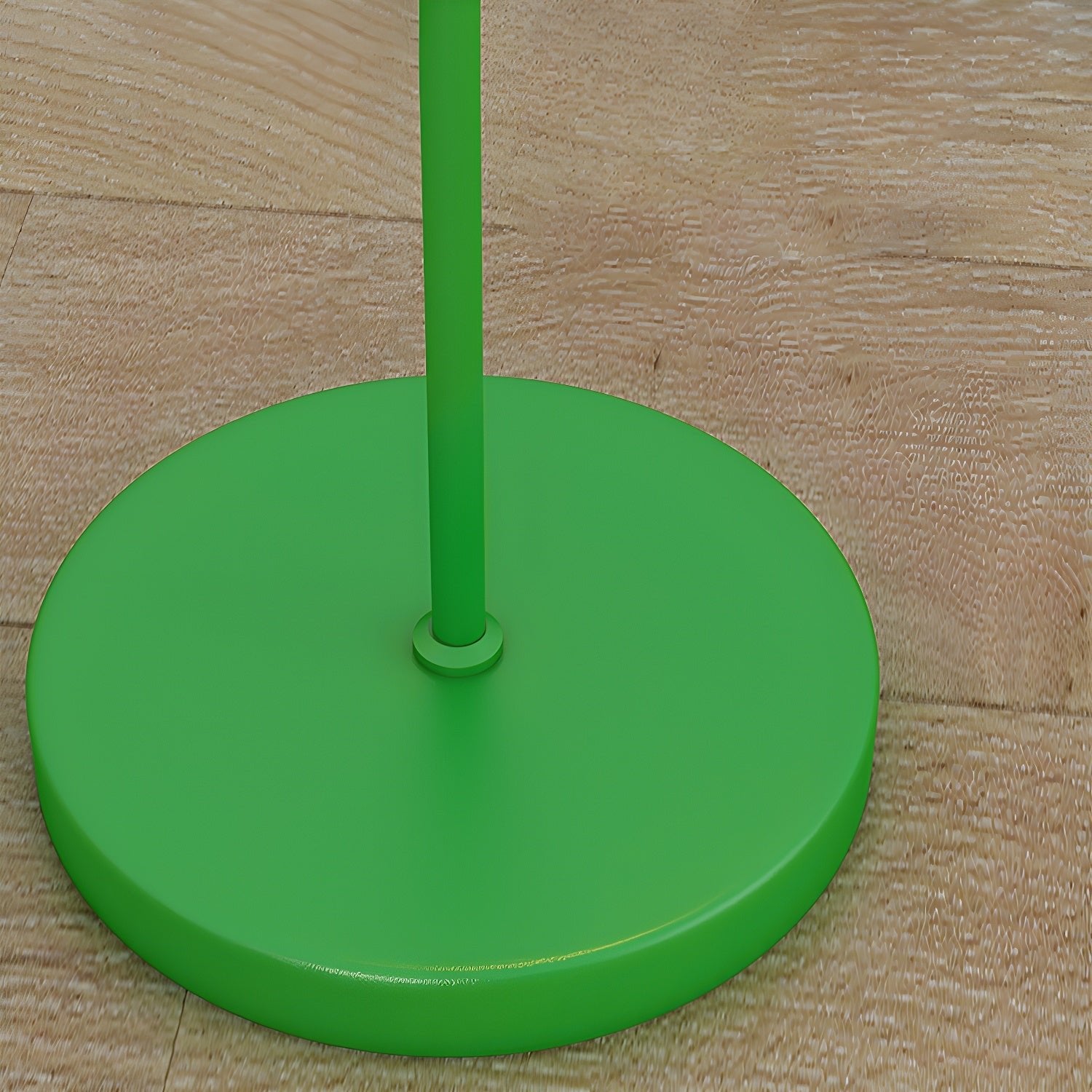Lámpara de Pie Moderna Verde con Pantalla de Vidrio y Base de Metal – Ideal para Salón y Decoración Interior 10