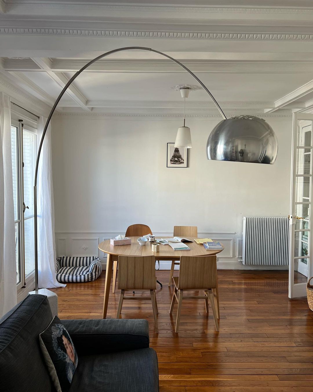Lámpara de Pie Moderna con Base de Mármol y Acero Inoxidable, Ideal para Salón, Color Negro y Dorado, Varios Tamaños 7