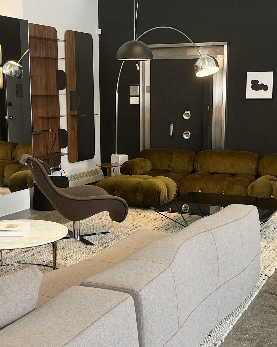 Lámpara de Pie Moderna con Base de Mármol y Acero Inoxidable, Ideal para Salón, Color Negro y Dorado, Varios Tamaños 8
