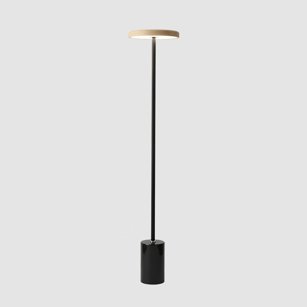 Lámpara de Pie Moderna con Luz LED de Tres Colores y Diseño Minimalista 0