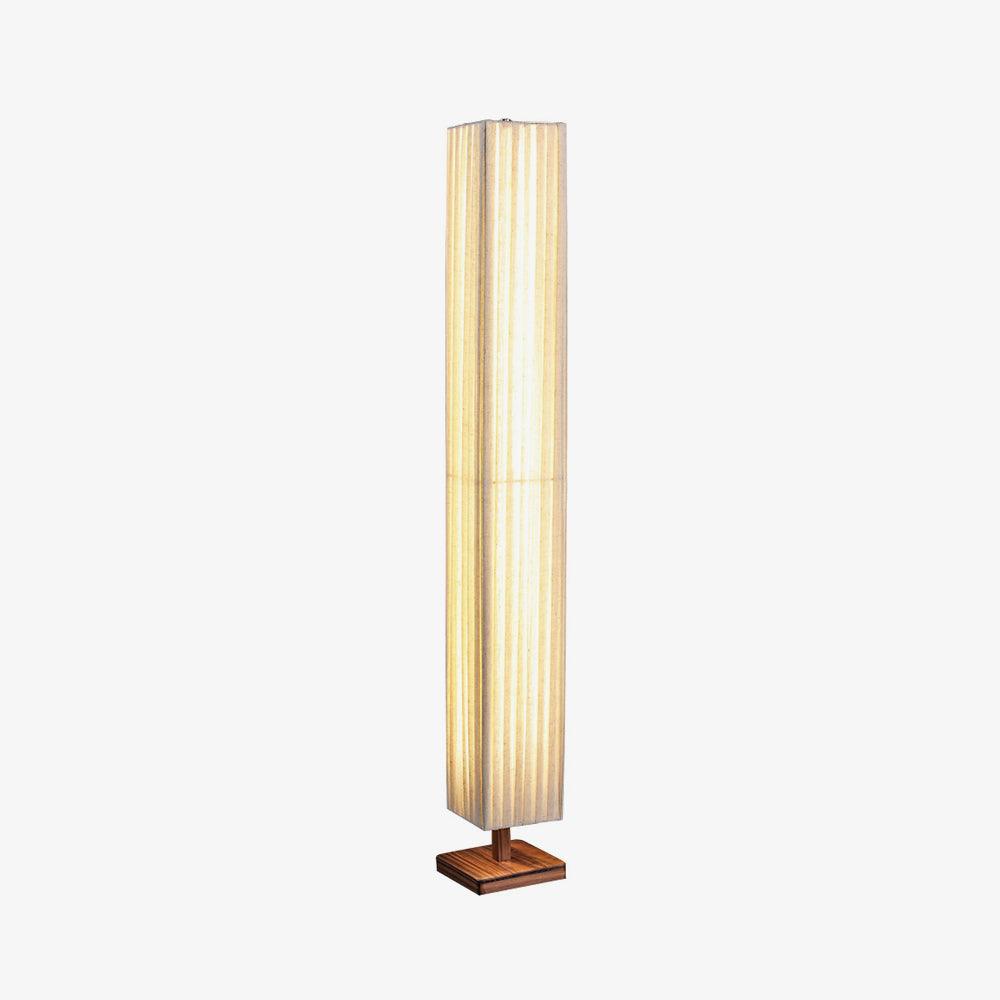 Lámpara de Pie Moderna de Madera con Pantalla Grande y Luz LED Integrada para Sala y Oficina, 120/160 cm 0