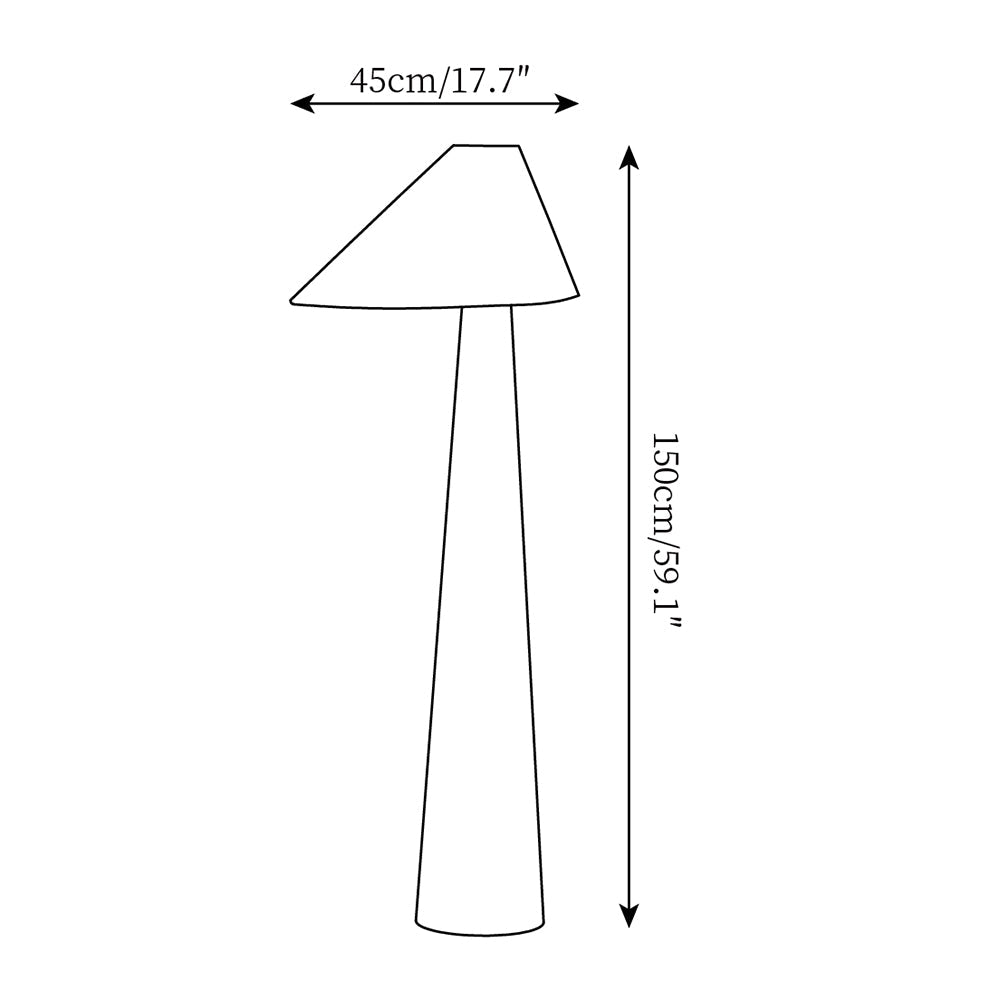 Lámpara de Pie Moderna de Madera con Pantalla de Lino para Salón – Iluminación Elegante y Funcional 5