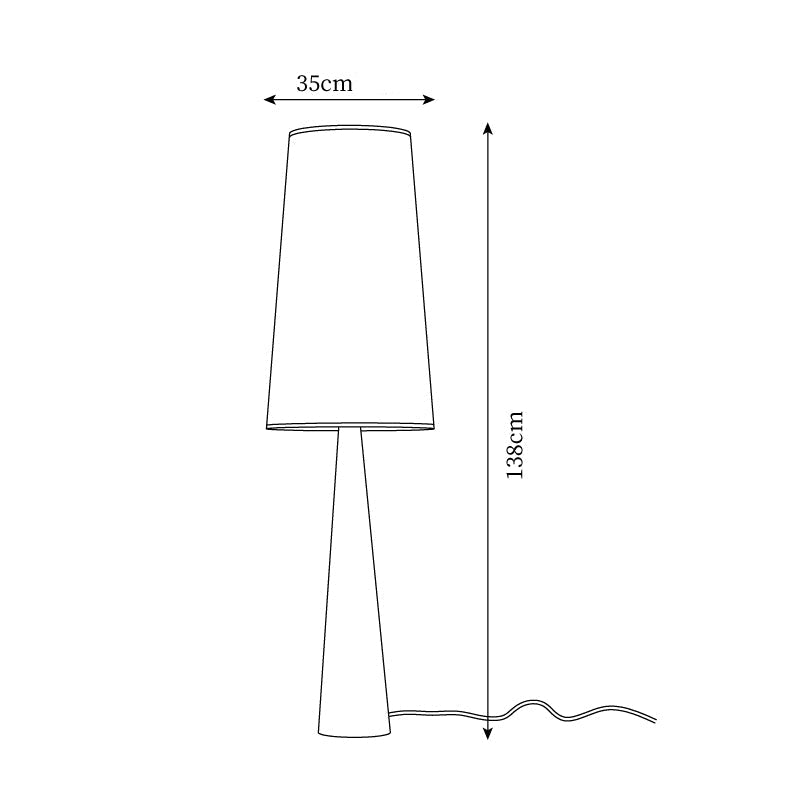Lámpara de Pie Moderna de Madera con Pantalla de Tela – Diseño Elegante para Salón y Espacios Contemporáneos 5