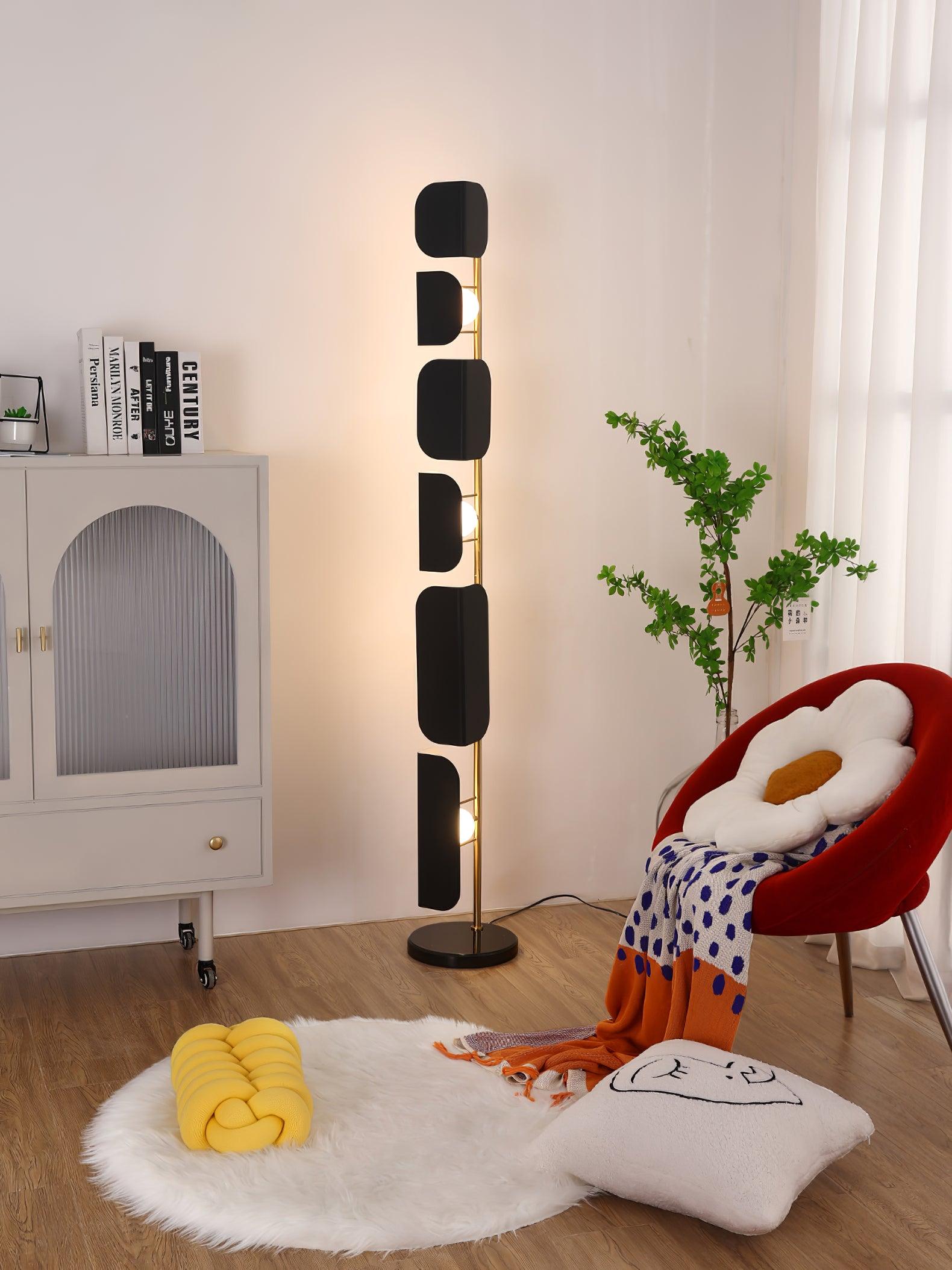 Lámpara de Pie Moderna de Metal y Mármol con Diseño Contemporáneo – 173 cm de Altura 5
