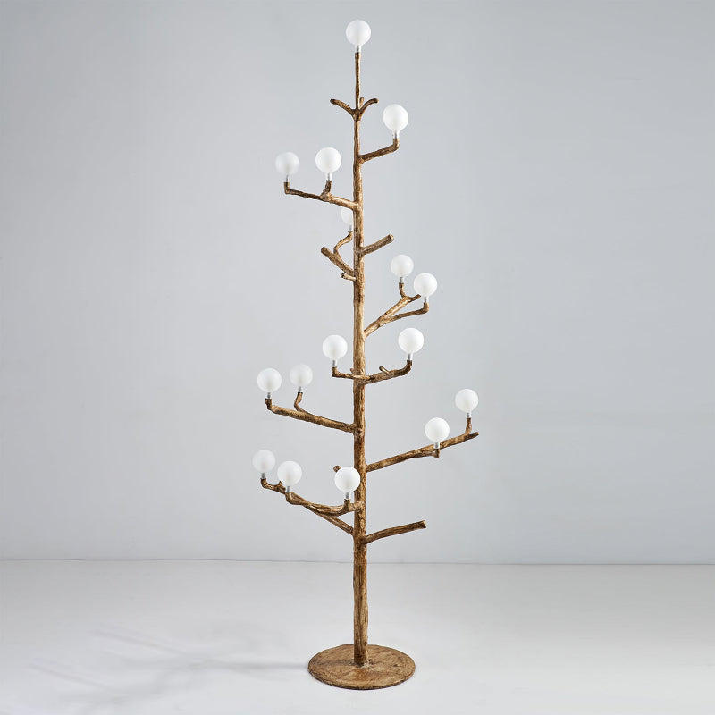 Lámpara de Pie Moderna de Metal y Vidrio en Negro, Diseño Elegante para Salón y Espacios Interiores 0