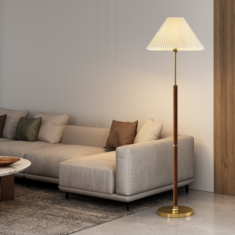 Lámpara de Pie Moderna de Papel de Arroz con Luz Suave para Salón y Dormitorio - 168 cm, Blanco y Marrón, Eficiencia Energética LED 0