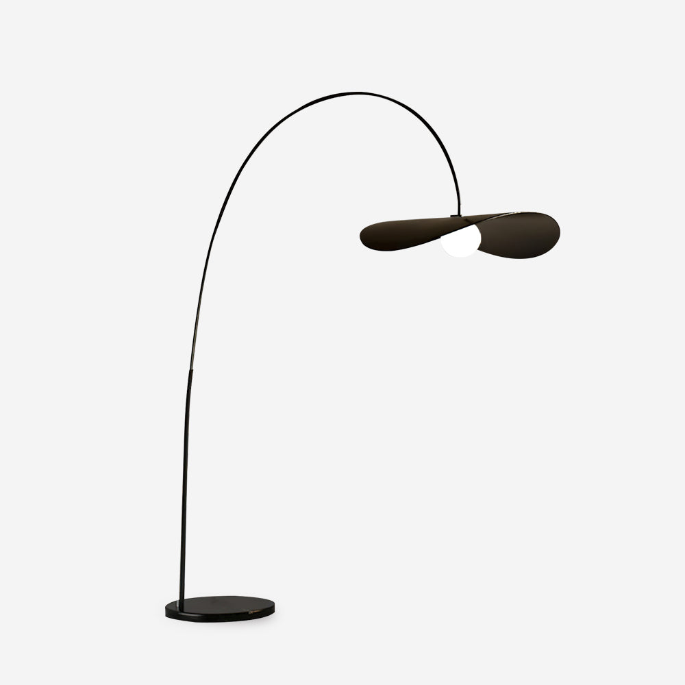 Lámpara de Pie Negra Moderna de Metal 165 cm para Salón y Espacios Contemporáneos - Diseño Minimalista y Funcional 1