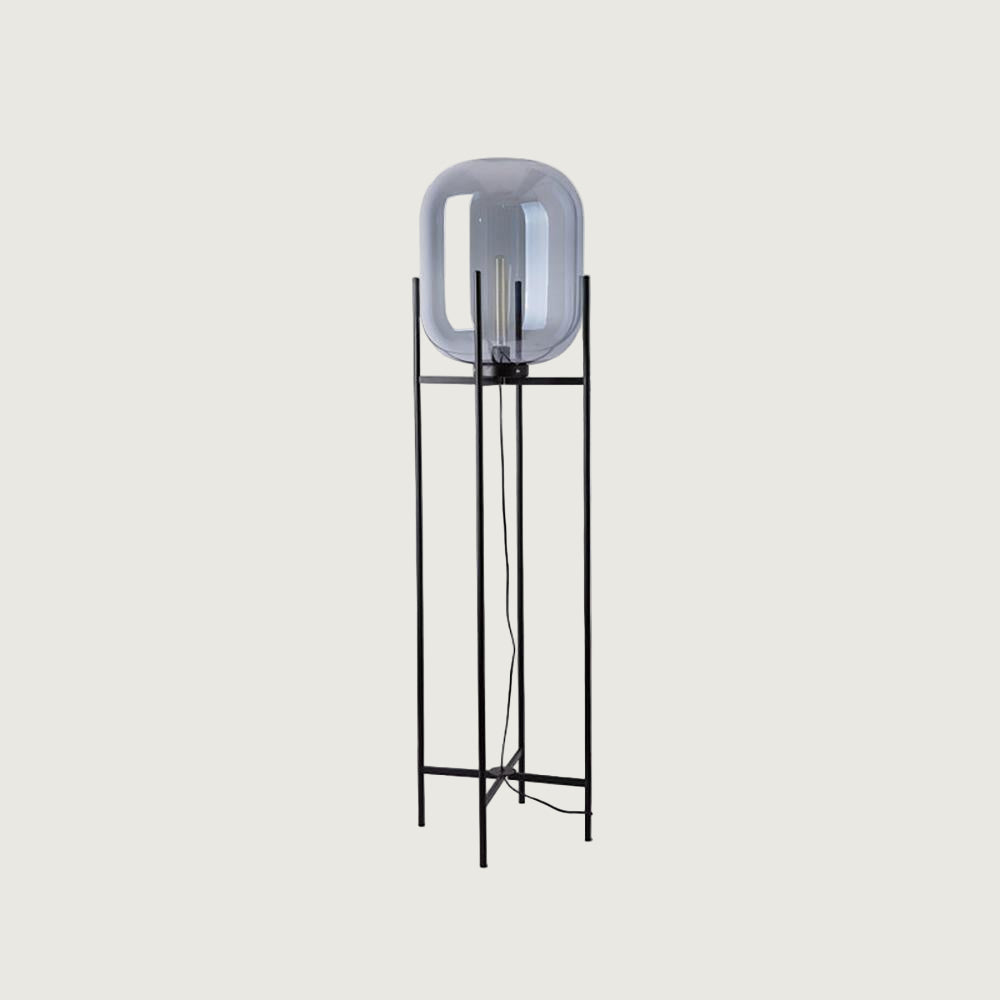 Lámpara de Pie Oda de Vidrio Soplado a Mano con Base de Metal – Disponible en Varios Colores 10