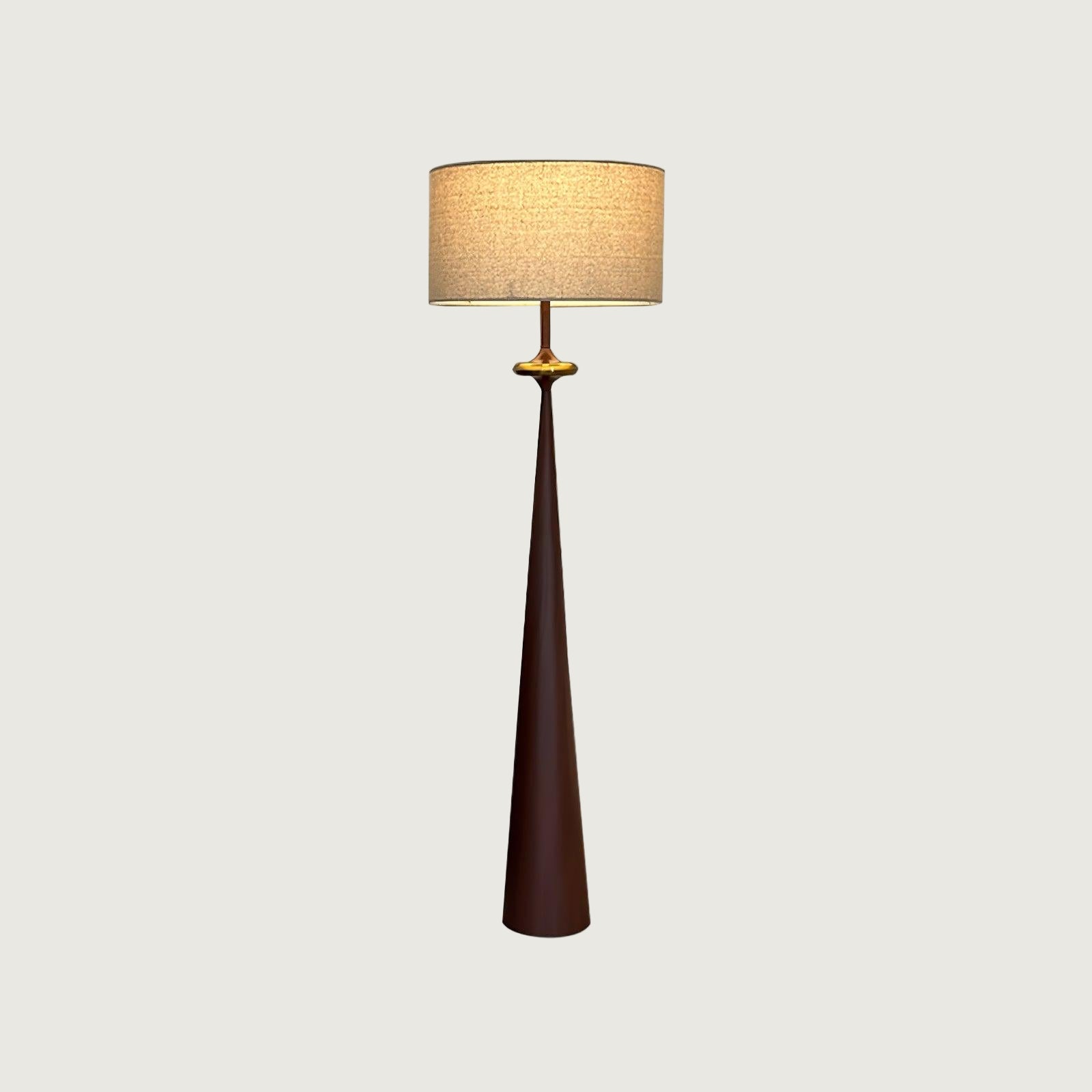 Lámpara de Pie Putney con Pantalla de Tela y Acabado Vintage – Diseño Moderno y Elegante 11