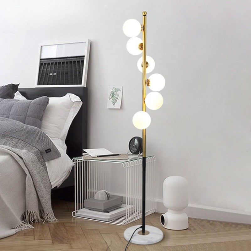 Lámpara de Pie de Vidrio Nórdica con Diseño Minimalista y Elegante – Ideal para Interiores Modernos 6