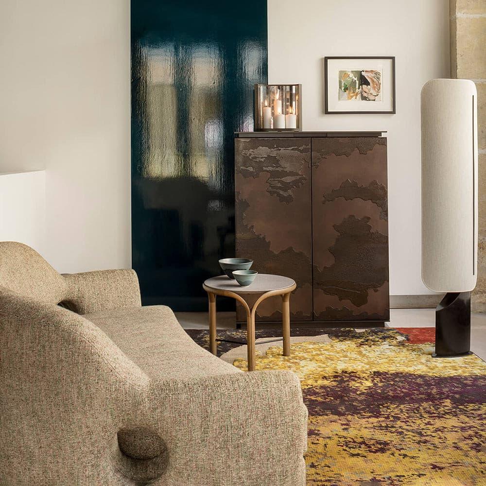 Lámpara de Suelo Moderna Ibiza con Base de Abaca y Pantalla de Lino – Altura 158 cm 4