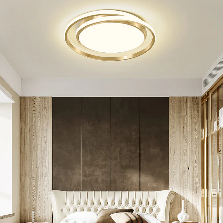 Lámpara de Techo Circular LED Minimalista de 48W para Ambientes Modernos 8