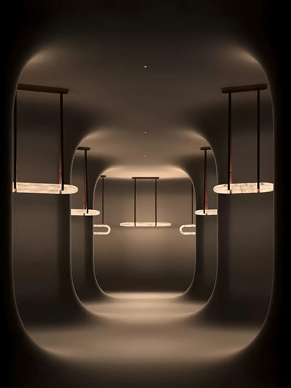 Lámpara de Techo Circular de Alabastro con Luz LED Integrada – Diseño Moderno para Interiores, 60-200 cm, Varias Temperaturas de Color 4