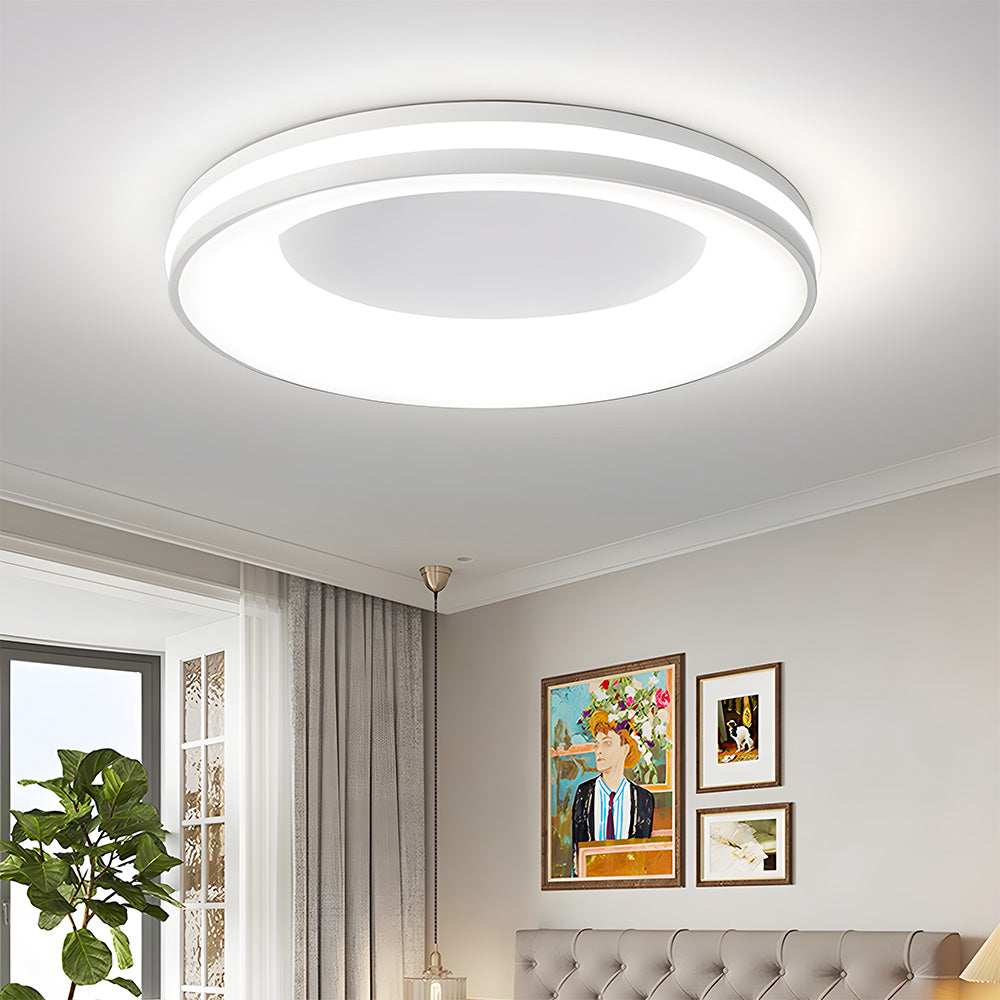 Lámpara de Techo Circular de Hierro Moderno con Iluminación LED para Dormitorio - 40/50 cm 5