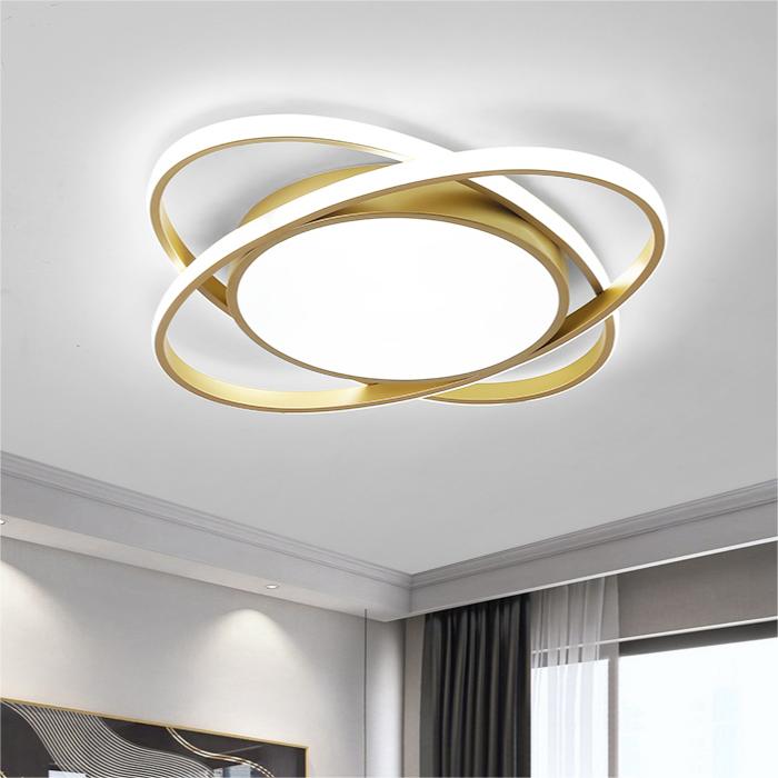 Lámpara de Techo Empotrada Estilosa para Iluminación de Dormitorio – 50/60 cm, LED 2