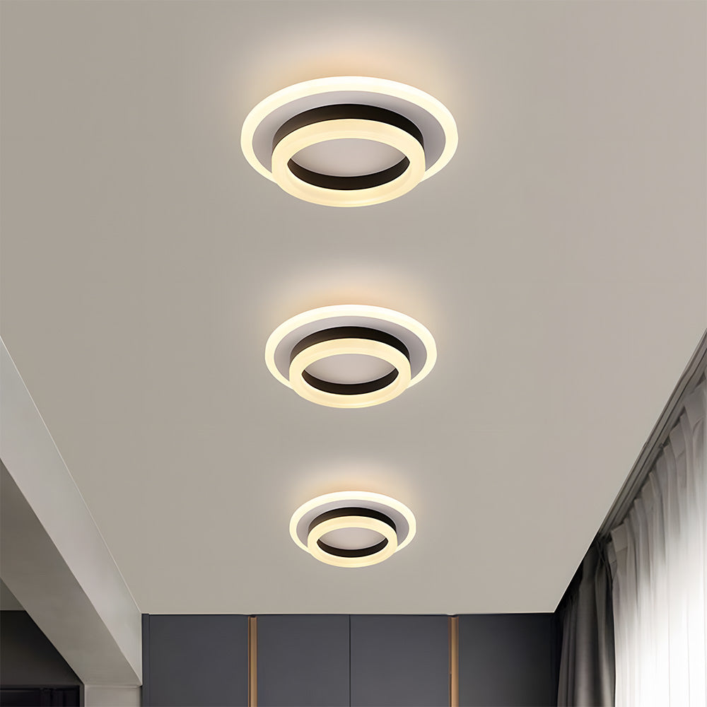 Lámpara de Techo LED Art Deco, Eficiencia Energética 24W, Luz Cálida 1920 Lúmenes, Ideal para Pasillos y Espacios Compactos 14