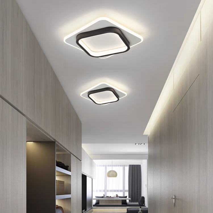 Lámpara de Techo LED Cuadrada Moderna para Salón – Iluminación Eficiente y Estilo Contemporáneo 0